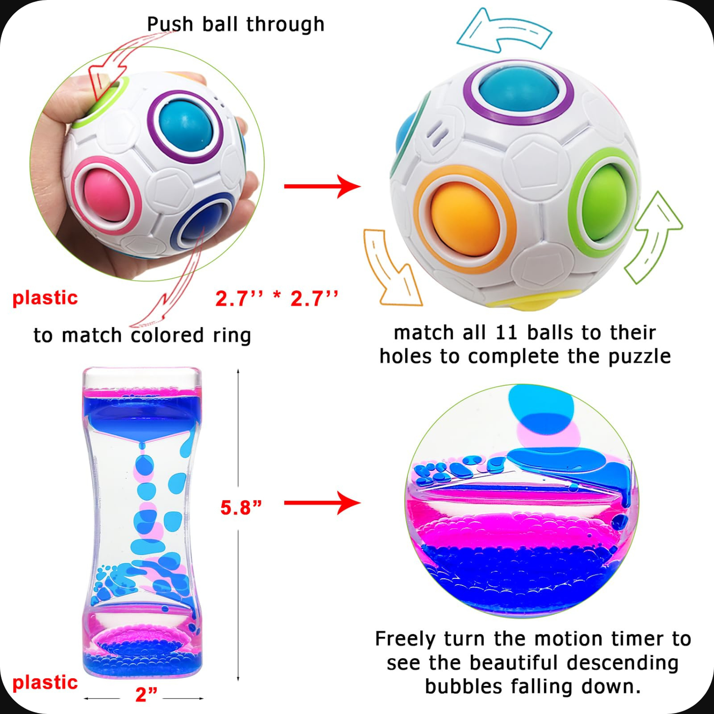 Scientoy 35-Piece Sensory Fidget Toy Set